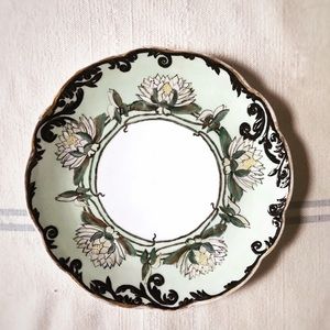 Antique Austrian Merkelsgrun Hand Painted Plate